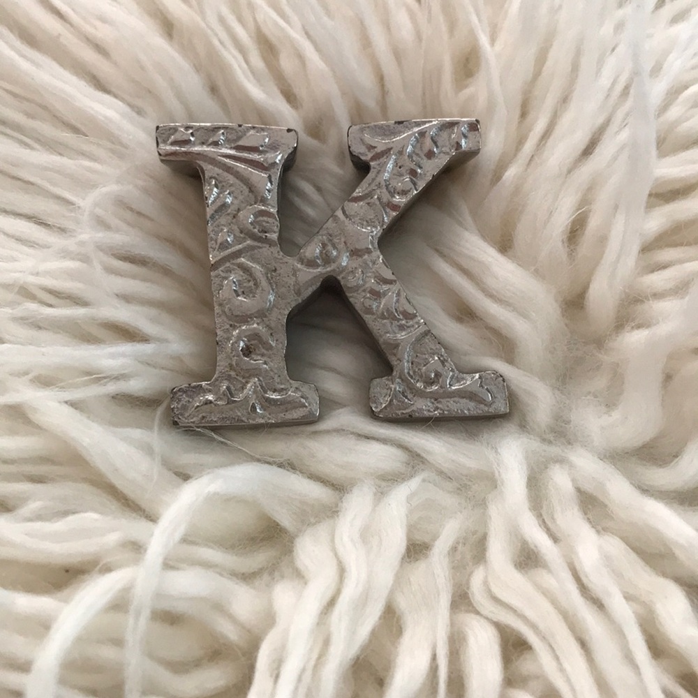 SOLD. Anthropologie “K” paperweight